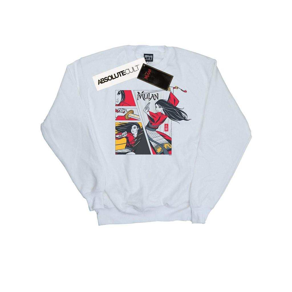 Disney Womens/Ladies Mulan Movie Comic Style Sweatshirt