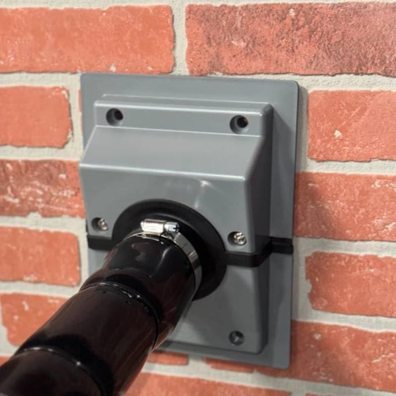 Комплект для прохода через стену и крышка для трассы Оборудование для ОВКВ Сплит-система Регулируемая гильза для трассы кондиционера для внутреннего/наружного блока, Комплект соединителей для водосточного желоба