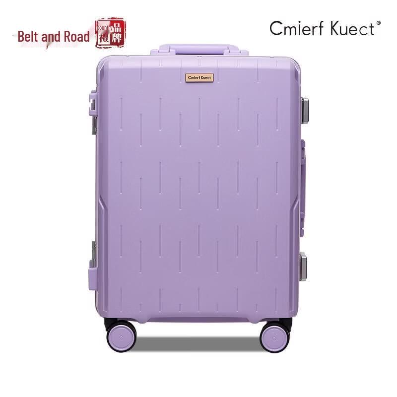 Чемодан Cmierf Kuect с бесшумными колесами и алюминиевой рамой