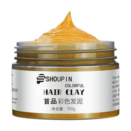 100 мл одноразовый крем-краска для волос, красочные натуральные растения, моющиеся, безопасные для мужчин и женщин, унисекс, временная краска для волос, воск, мгновенная прическа, цветной глиняный гель