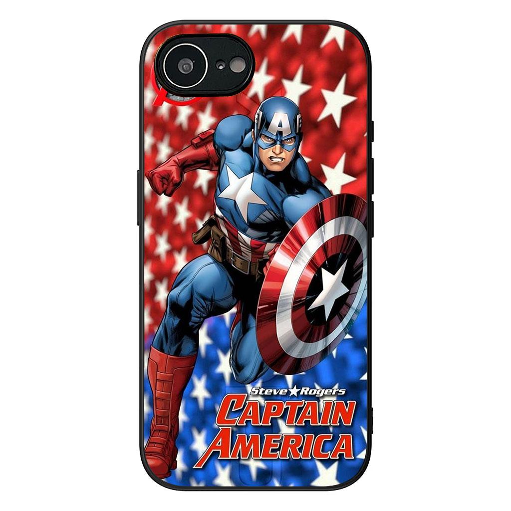 Marvel Captain America Shield Cover Phone Case for Xiaomi Redmi Note 14 12 13 ProPlus A4 A3 Pro Plus 12C 13C 14C 5G