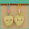 Shaped Leaf Miniature Plush Doll Keychain Pendant School Bag Decor Accessories