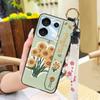 Flower Shockproof Phone Case For UMIDIGI G9 5G/Note9 5G Ring Silicone Fashion Design Dirt-resistant Anti-dust Kickstand