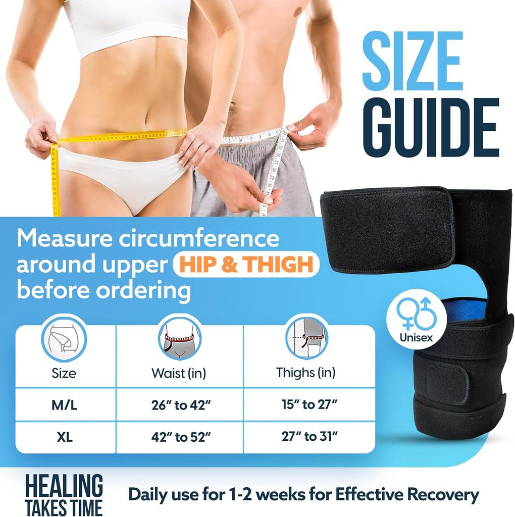 Поддержка паха при боли в суставах, растяжении паха, боли седалищного нерва, травме бедра, восстановление, реабилитация, регулируемая компрессионная повязка