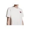 Moncler Мужская футболка с принтом логотипа, прямой крой, круглый вырез, короткий рукав, топ, белый I20918C000418390T034