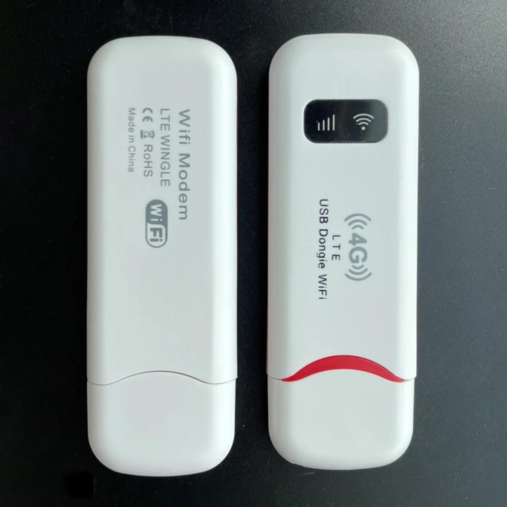 Беспроводной USB-модем 4G LTE Мобильный широкополосный 150 Мбит/с Модем-стик 4G SIM-карта Беспроводной маршрутизатор Дом Офис Беспроводной WiFi-адаптер