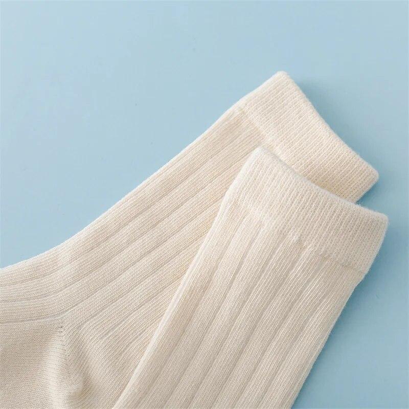 Kids Boy Girl Socks Cotton Striped Soft Baby Knee Long Children's Socks School Sport Casual Baby Sock For Boys Girl 0-5Y