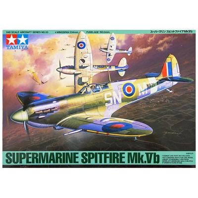 Tamiya 1/48 Серия шедевров авиации №. 33 Королевские ВВС Supermarine Spitfire Mk.Vb Пластиковая сборная модель 61033