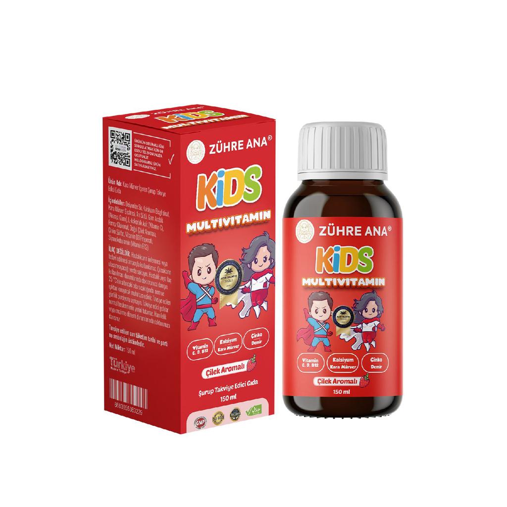 Детский мультивитаминный сироп Клубника 150 мл