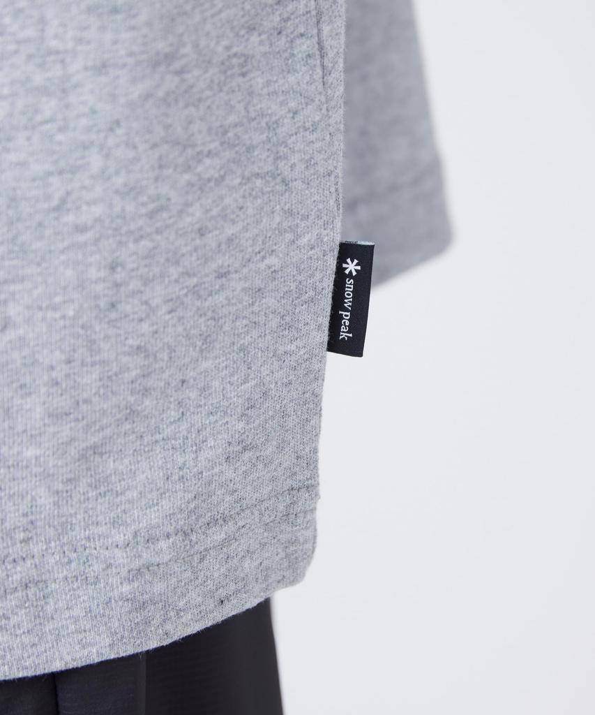 Varsity Logo Long Sleeve for Men and M [Snow Peak] T-Shirt TS-26SU002 Long-sleeved T-shirt Women, M.GREY