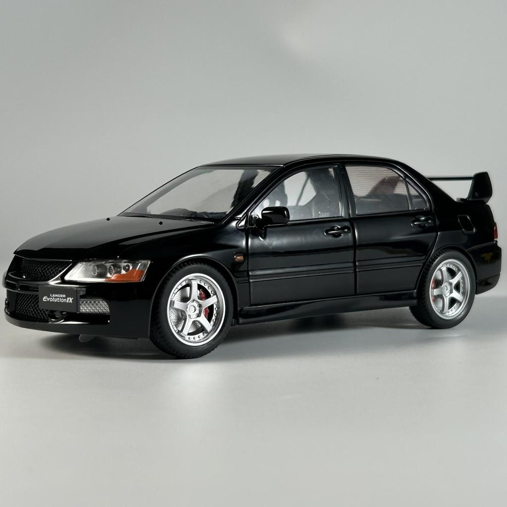 ABAM1 JDM 1:24 Mitsubish Lancer Evolution EVO9 compact car Alloy Metal Diecast Model Car Sound & Light Pull Back Collection Hobby Gift