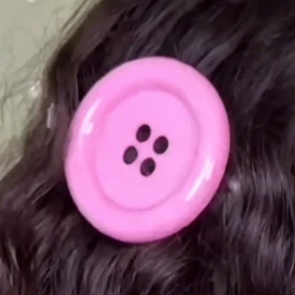 Extra Large Button Y2K Hair Clip Side Clip Harajuku Hair Clip New Side Hair Clip
