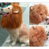 King of the Jungle Pet Transform Costume Funny Dog Lion Wig Hat Pet Lion Mane Headpiece for Dogs Celebration Dress Up