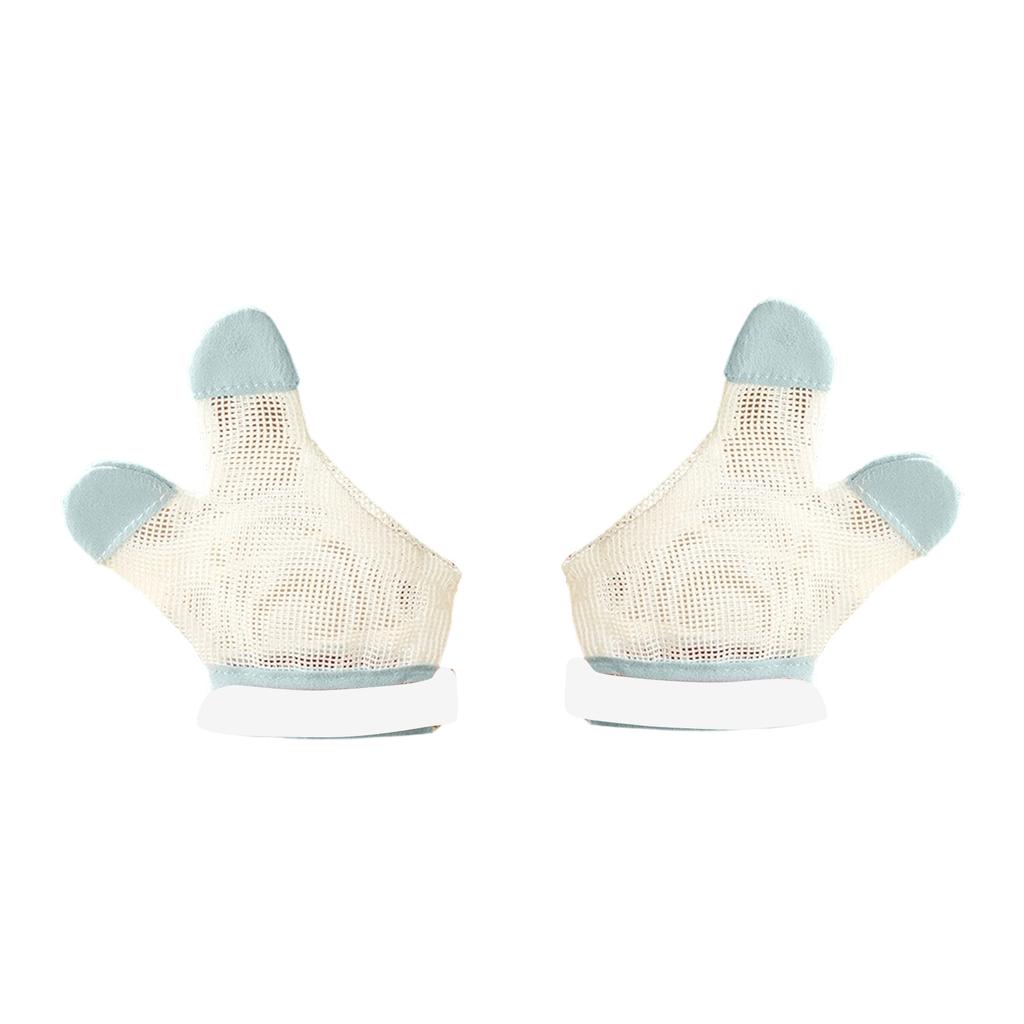 Перчатки для сосания большого пальца, перчатки для кормления ребенка, дышащие протекторы для пальцев и большого пальца, которые предотвращают сосание детьми большого пальца.