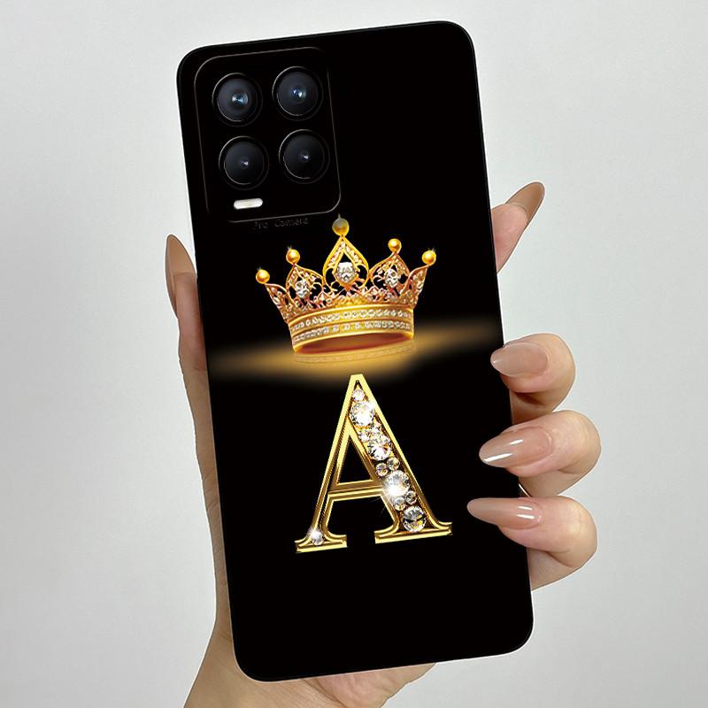 Для Realme 8 Pro RMX3085 RMX3081 Модный чехол для пары с инициалами для Realme8 8Pro 4G Мягкий силиконовый защитный чехол