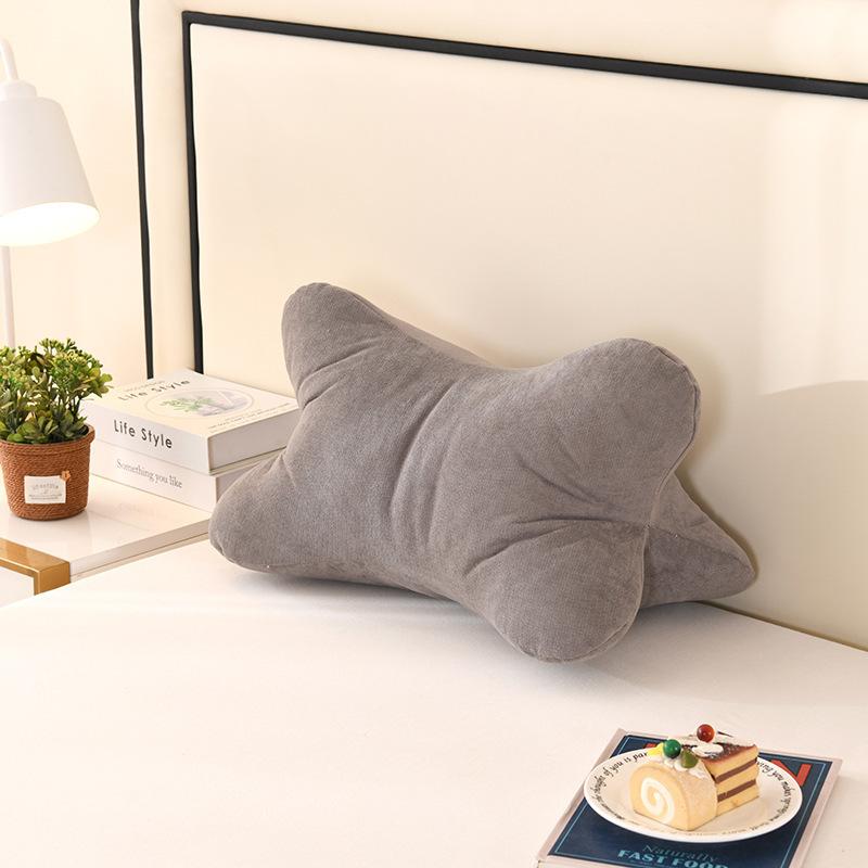 Подушка в форме кости с поддержкой шеи и поясницы для офисного кресла, кровати, клиновидная подушка и подставка для ног для здоровья, комфорта, подарок
