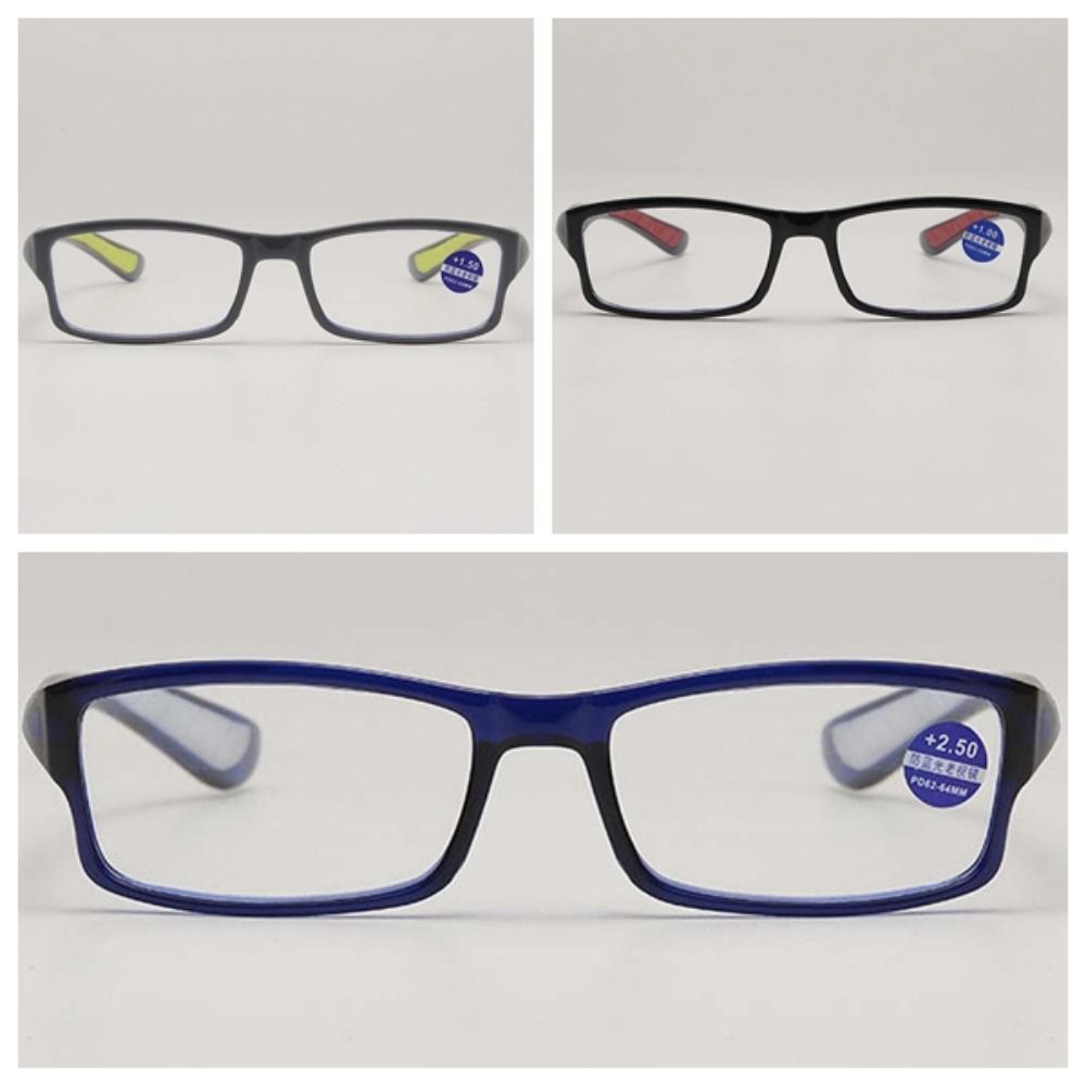 PC Elderly Reading Eyewear TR Unisex Presbyopic Glasses Office Anti Blu-ray Glasses  Women