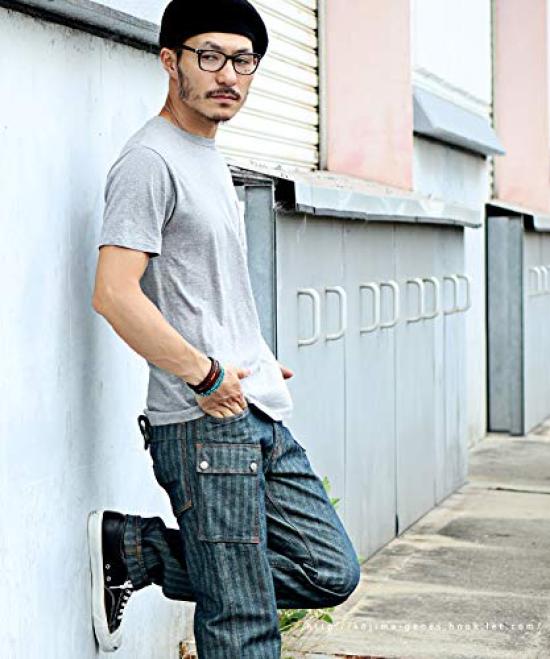 Kojima Jeans Брюки карго из ткани «ёлочка», размер 42, мужские,