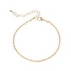 Очаровательные ювелирные изделия, золотые регулируемые ножные браслеты-цепочки для женщин