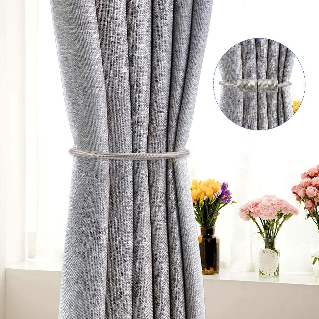 Пряжка для штор ручной работы, овальная форма, полиэстер, подхват для штор для гостиной