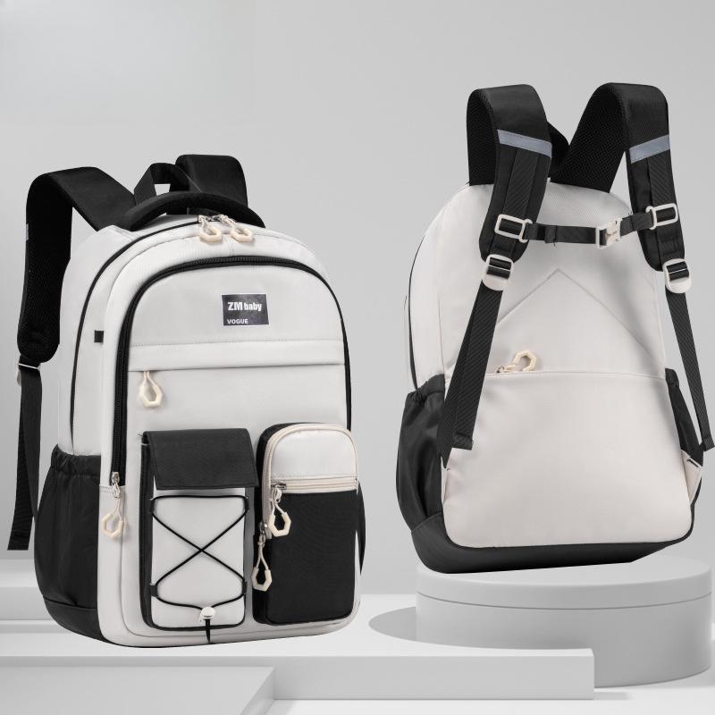 Large-capacity Ultra-light Casual Bag for Middle School and High School Girls To Reduce Burden and Protect The Spine