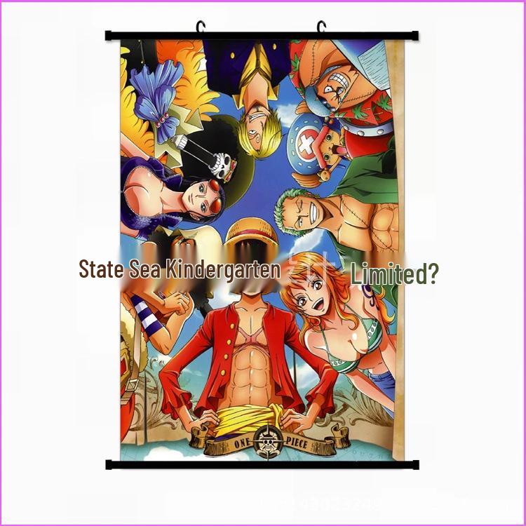 Custom One Piece Anime Hanging Cloth Picture