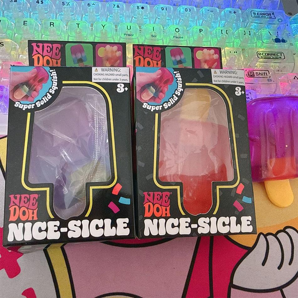 Schylling Need Nice Cube Сенсорный Nice-Sicle Кубик для снятия стресса Антистресс Сжимаемый объект Для концентрации Население с СДВГ