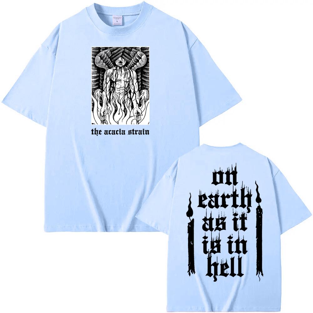 The Acacia Strain Summer NewT Shirt Short Sleeve Singers same styleTeeshirt Graphic Printing OneckTshirt Unisex Retro Clothes