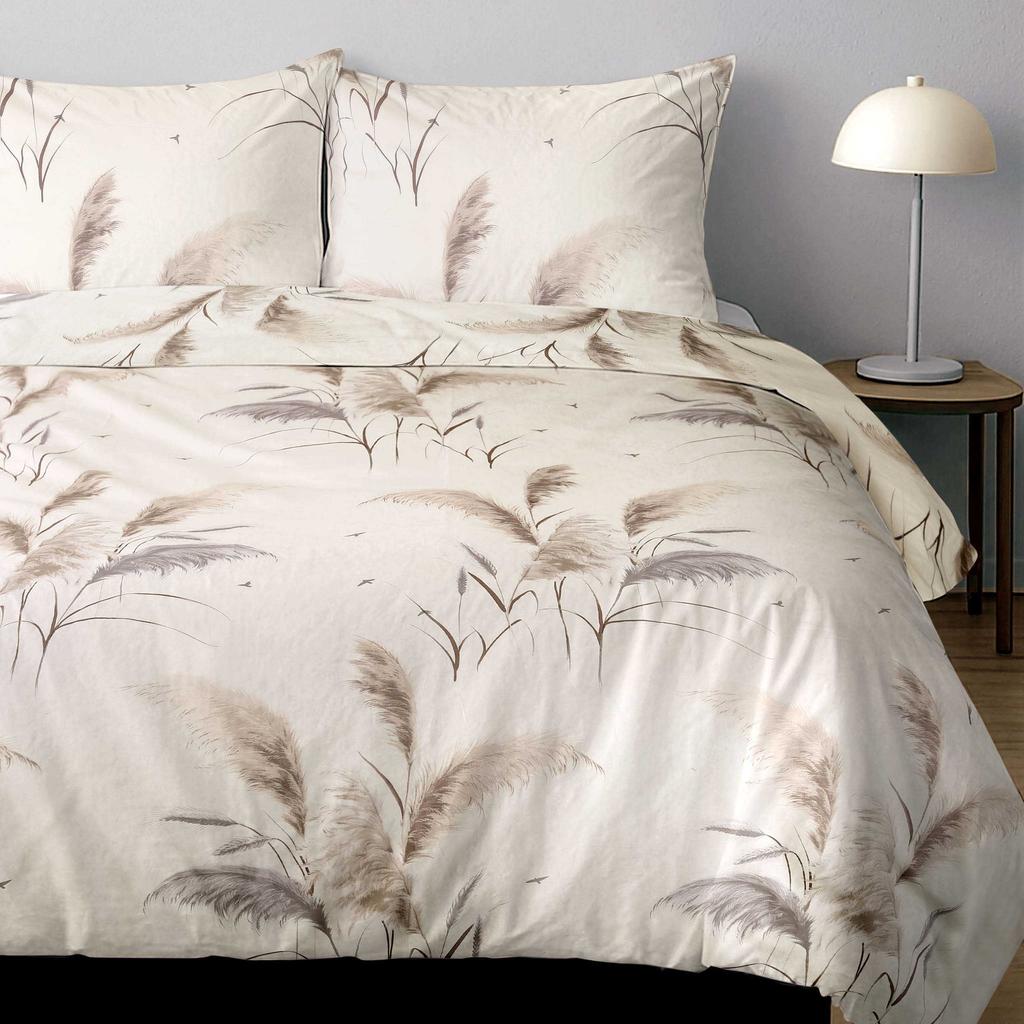 Cotton pillowcase 40x40 natural soft - beige pampas grass
