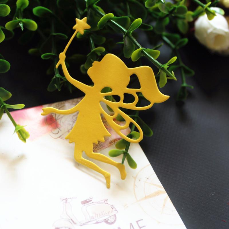 Металлические тисненые штампы для резки DIY Angel Magic Wand Carbon Steel Dies