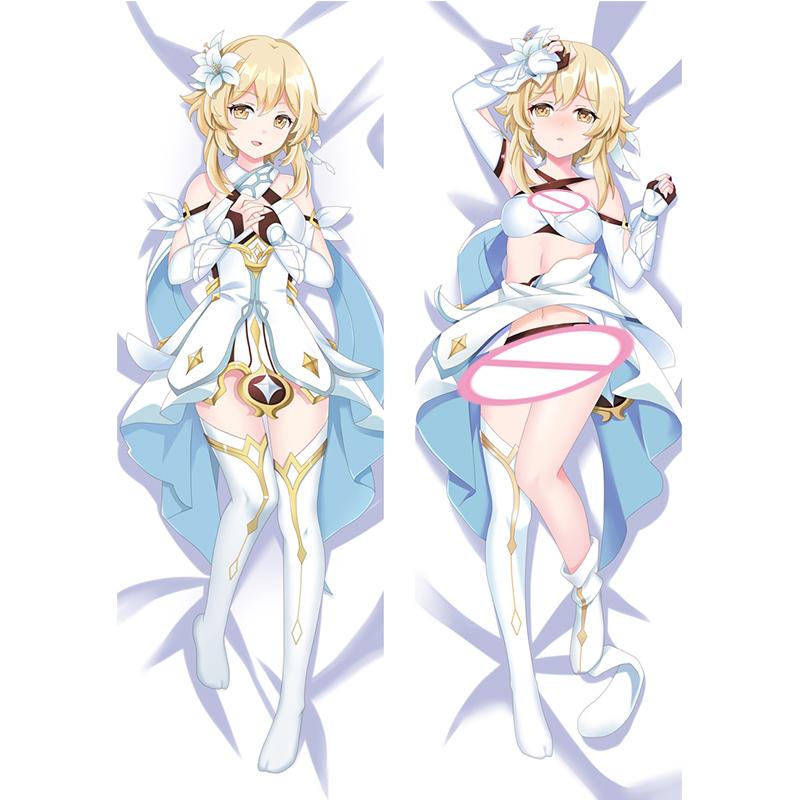 2WAY/WT Genshin Impact Dakimakura наволочка для косплея игры Tartaglia Lumine наволочка 3D двусторонняя наволочка Kawaii Klee