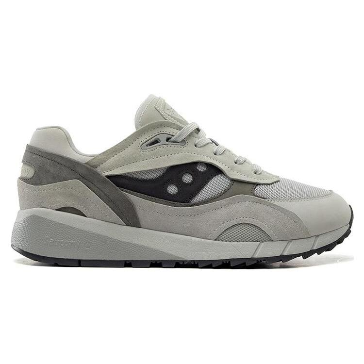 SAUCONY Shadow 6000 Амортизация Нескользящие Износостойкие Дышащие Низкие Повседневная Обувь Унисекс Серый S79039-2