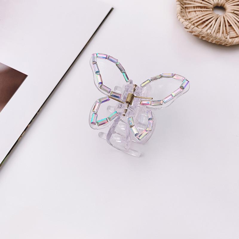 Акриловый прозрачный жемчужный зажим-бабочка, крабовые заколки для волос для женщин и девочек, акриловые шпильки, заколки, заколки, аксессуары для волос