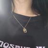 BELLA BOX Ожерелье-пенденте с буквами A-Z начального алфавита MSCK золотого цвета, длинная цепочка-цепочка, ювелирные украшения «Скажи мое имя»