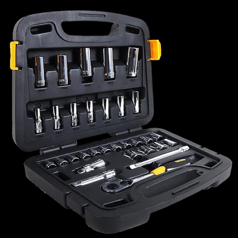 Stanley 31-Piece Metric Socket & Ratchet Wrench Set