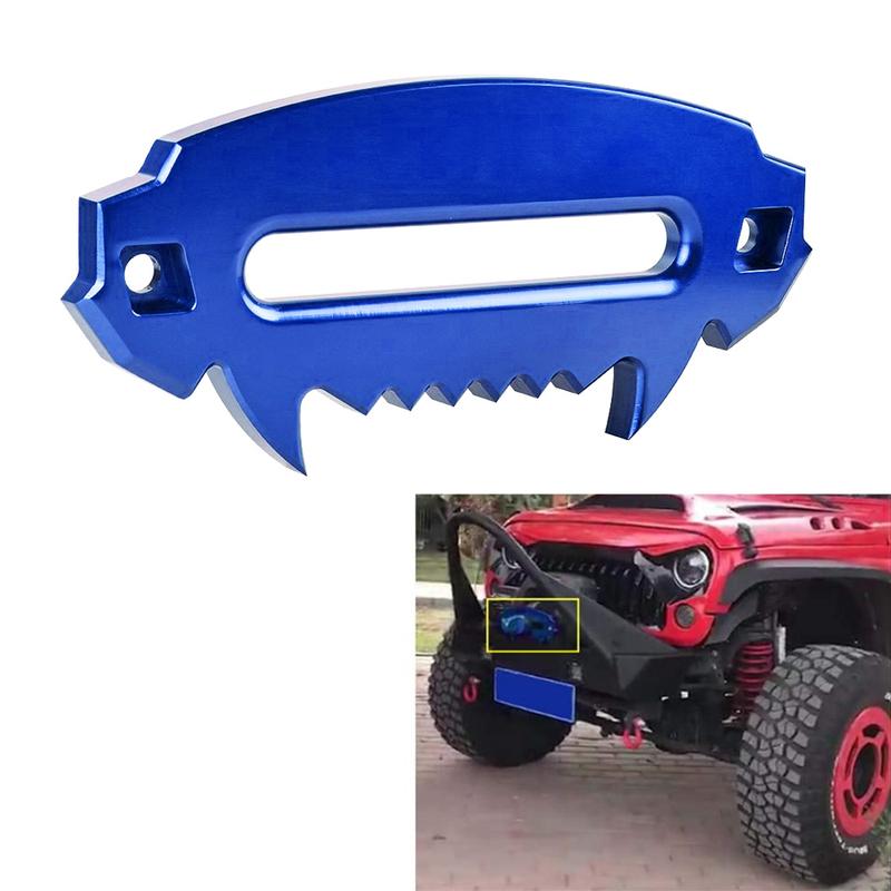 Aluminum Hawse Fairlead for Synthetic Winch Rope Auto Parts Winch Cable Roller Fairlead Hawse Fairlead