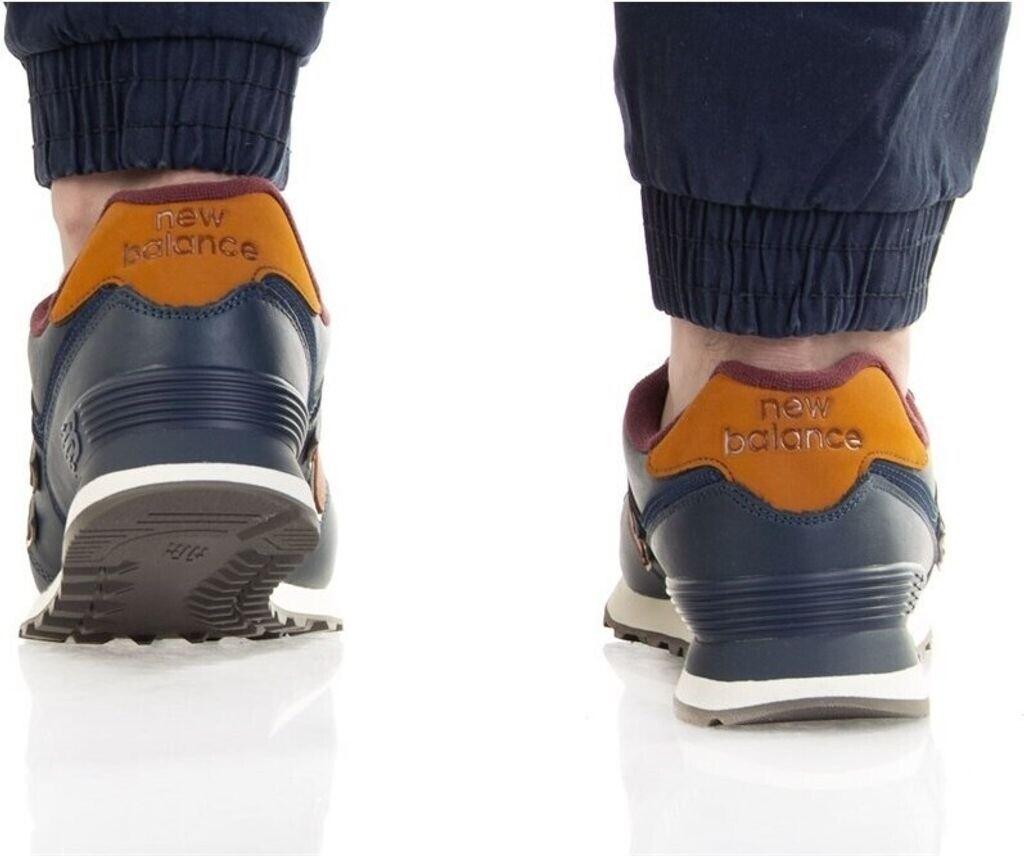 Кроссовки New Balance 574 natural indigo/saddle brown (ML574OMC)