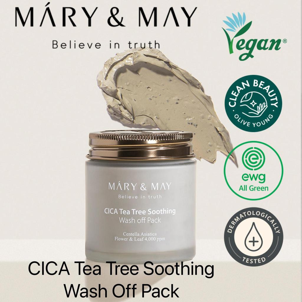 Mary&May CICA Tea Tree Soothing Wash Off Pack 125g