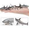 10Pcs/Set Animal Model Vivid Simulated PVC Great White Shark Simulation Animal Model for Kids