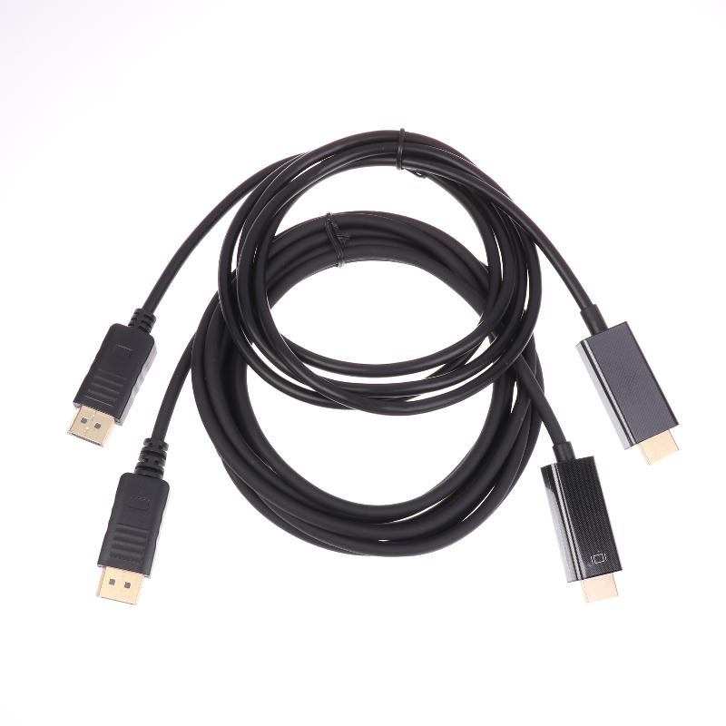 Кабель Dp To Hd 1.8/3М Кабель-адаптер 4K HD Кабель для компьютерного монитора Конвертирует большой Dp в Hd для компьютера, ноутбука, телевизора, проектора, монитора