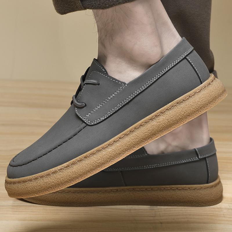 Весна 2024 года. Новые модные туфли люксового бренда для мужчин. Мужские кроссовки. Удобная повседневная обувь на шнуровке. Новые нескользящие туфли для скейтбординга для мужчин.