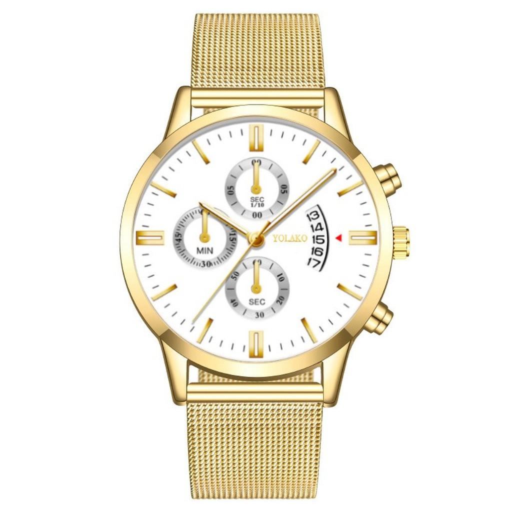 Mens Leather Business Fashion Watch Strap Watch For Gift Giving