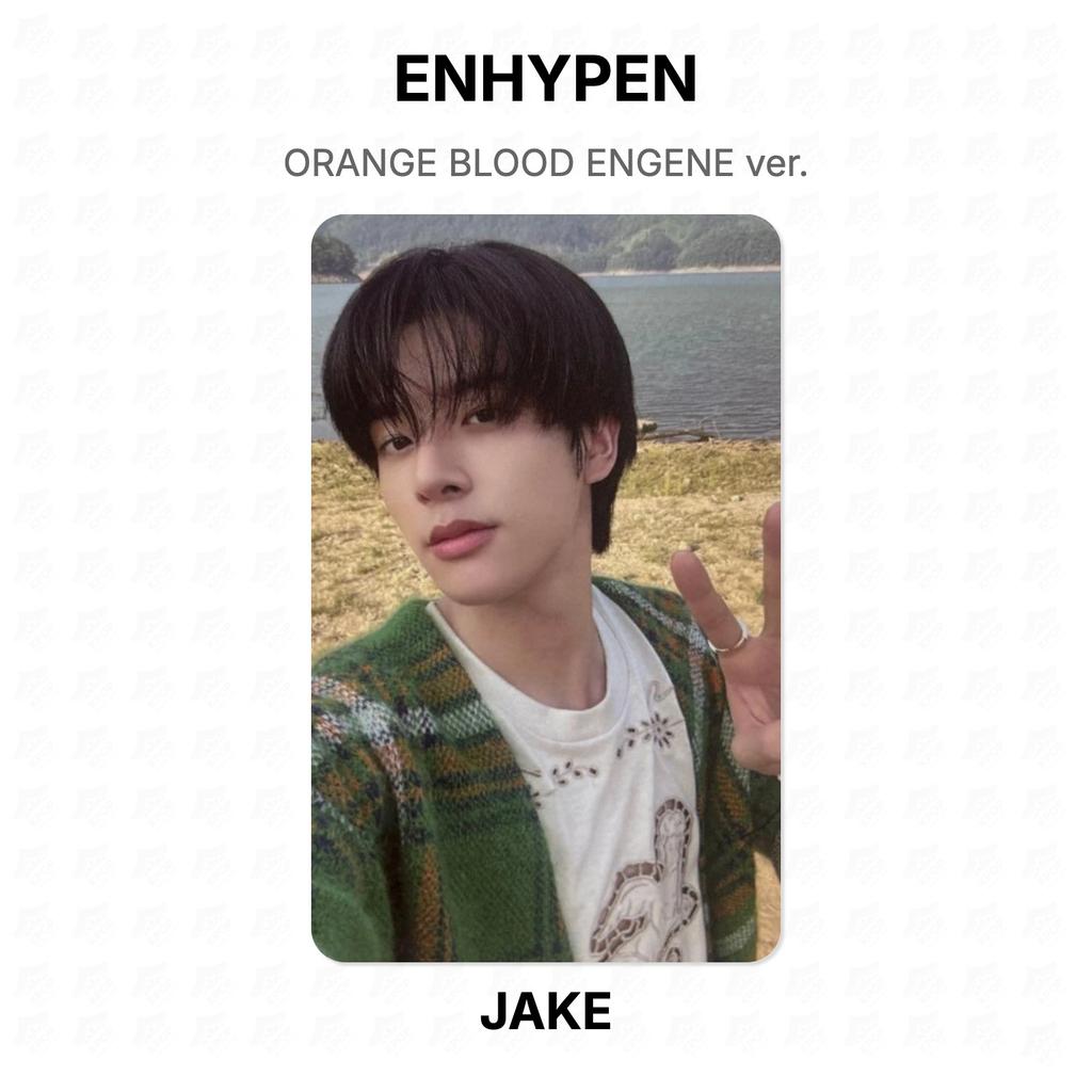 ENHYPEN ORANGE BLOOD ENGENE версия. Официальная фотокарта