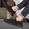 38-46 Уличная кожаная обувь Мужские кроссовки для хайкинга Обувь для вождения автомобиля Кожаная обувь большого размера Ботильоны