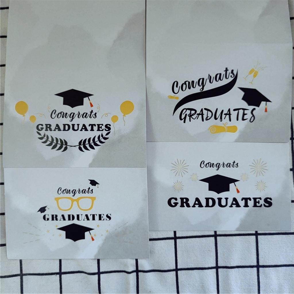 Graduation Cards With Envelopes And Stickers - 6 Artist Rendered Designs - Perfect For College And High School Graduation Gifts And Party Supplies