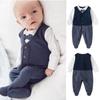 Long-Sleeved Gentleman Baby Romper for Special Occasions (0-12m)