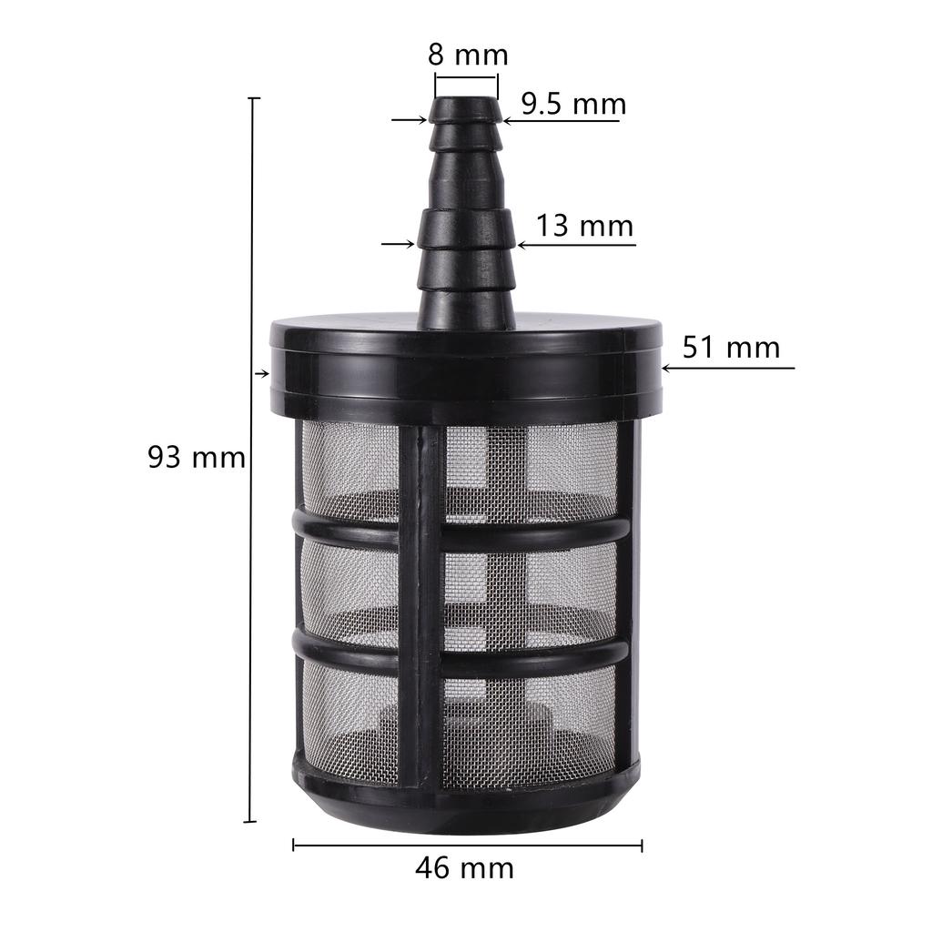 7/8/10/12/13 мм Шланг Труба Фильтр Мойка Автомобиля Садовое Орошение Фильтры Микро Распылитель Насос Фильтрация Обратный Клапан Сетка Сетчатый Фильтр