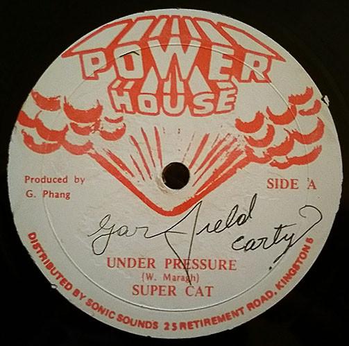 7inch Record SUPER CAT Under Pressure NONE Power House 1986 Jamaica Reggae Ska Dub Used