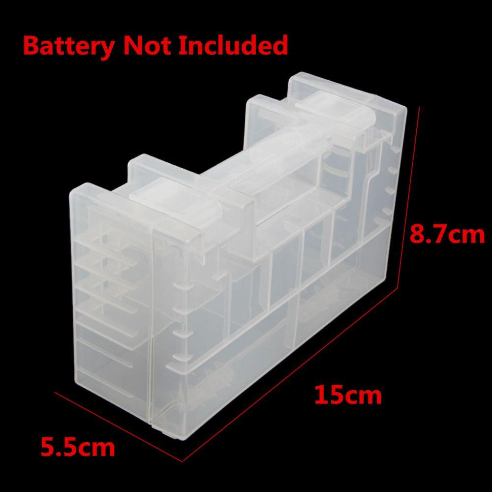 Hard Compartment Anti Impact for AA AAA Battery Holder Organizer Container Storage Box Battery Case