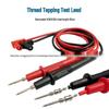 Съемный тестовый щуп для мультиметра 10А с резьбой и универсальным контактным наконечником